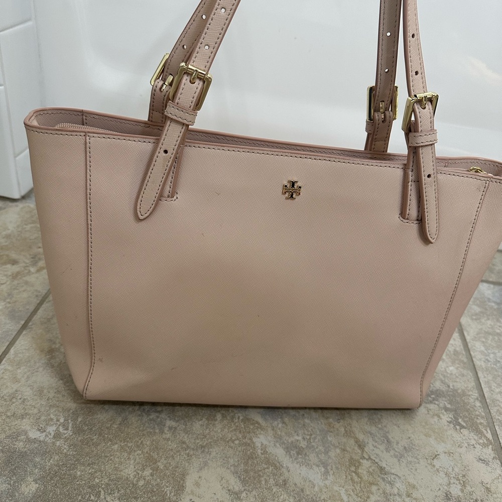 Tory Burch Pink Leather Tote